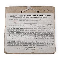 British RAF WWII Aircraft Navigator's Protractor