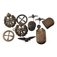 British RAF WWII Badge and Other Artefact Collection