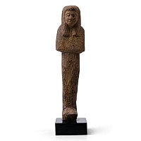 Egyptian Wooden Shabti Figure