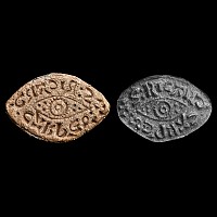 Medieval Lead Personal Seal Matrix for Richard Carpet
