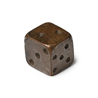 Medieval Bronze Gaming Die