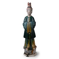 Chinese Ming Glazed Terracotta Tomb Figure