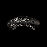 Scandinavian Viking Age Silver Inlaid Iron Hilt Guard