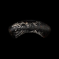 Scandinavian Viking Age Silver Inlaid Iron Hilt Guard
