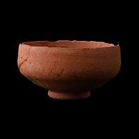 Nabataean Red Terracotta 'Eggshell' Bowl