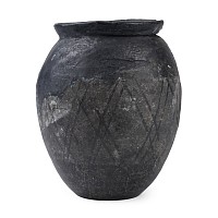 Romano-British Decorated Black-Burnished Ware Vessel