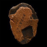 British Stone Age Bull-Nosed Flint Scraper from Rodsel