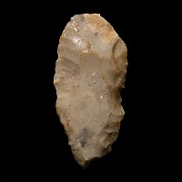 British Stone Age Knapped Flint Bifacial Knife from Farnham
