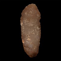 British Stone Age Knapped Flint Slug Knife from Farnham