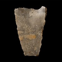 British Stone Age Knapped Flint Chisel Tip Arrowhead from Farnham