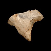 British Stone Age Knapped Flint Chisel Tip Arrowhead from Farnham