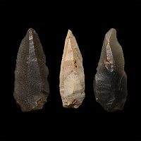 British Stone Age Knapped Flint Blades from Farnham