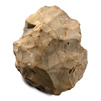 British Stone Age Mousterian Knapped Flint Bifacial Handaxe from Farnham Made by Neanderthal Man