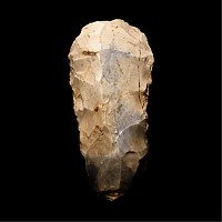 British Stone Age Knapped Flint Axe Head from Farnham