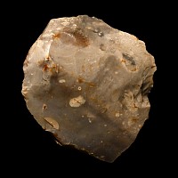 British Stone Age Knapped Flint Ovate Knife/Scraper from Farnham