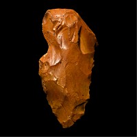 British Stone Age Knapped Flint Handaxe from Farnham, Greenhill