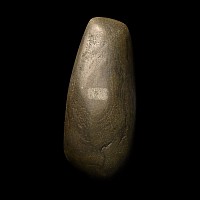 British Stone Age Polished Green Tuff Axe Head