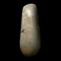 British Stone Age Polished Green Tuff Axe Head