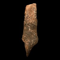 French Stone Age Knapped Flint Burin