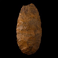 Very Large African Stone Age Homo Erectus Knapped Quartzite Handaxe