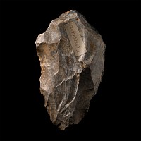 African Stone Age Homo Erectus Knapped Stone Handaxe