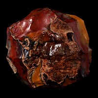 Stone Age Mousterian Knapped Fontmaure Jasper Neanderthal Ovate Scraper