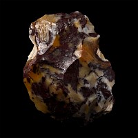 Stone Age Mousterian Knapped Fontmaure Jasper Neanderthal Tortoise-Back Knife