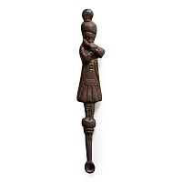 Medieval Bronze Ear Scoop Toilet Pendant with Musician