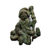 Medieval Pewter Saint Christopher Pilgrim's Badge