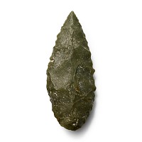 Stone Age Leaf-Shaped Arrowhead