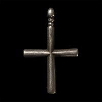 Late Medieval Silver Cross on Hanger