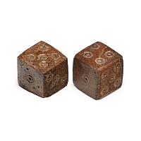 Large Roman Gaming Dice Pair
