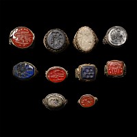 Bedouin Silver-Coloured Metal Ring Group