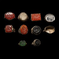 Bedouin Silver-Coloured Metal Ring Group