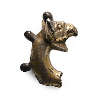 Greek Silver Gryphon's Head Attachment