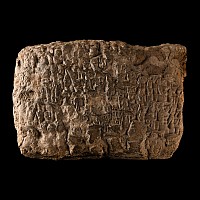 Old Babylonian Terracotta Cuneiform Tablet of a Poem
