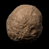 Mesopotamian Clay Bulla with Clay Tokens