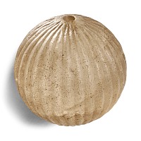 Large Sasanian Style Carved Rock Crystal Bead