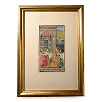 Indian Framed Watercolour Painting