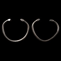 Parthian Silver Bracelet Pair