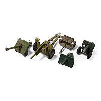WWII Cast Metal Gun Die Cast Toy Collection