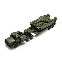 British Army WWII Die Cast Toy Tank and Carrier Vehicle Group