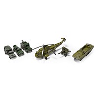 British and American Army Die Cast Toy Group