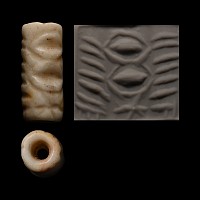 Western Asiatic Cylinder Seal with Geometric Design