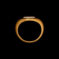 Roman Gold Ring with Intaglio of Cupid