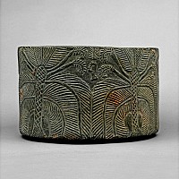 Mesopotamian Steatite Bowl with Animals and Palm Trees
