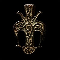 Enamelled Bronze Dagger Pommel