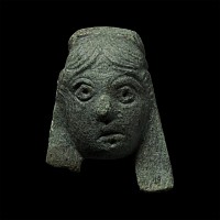 Roman Bronze Theatre Mask Mount