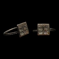 Byzantine Silver Marriage Ring
