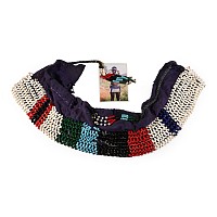 Zulu Woman's Beaded 'Itete' Marriage Apron and Photograph of a Descendant of the Owner